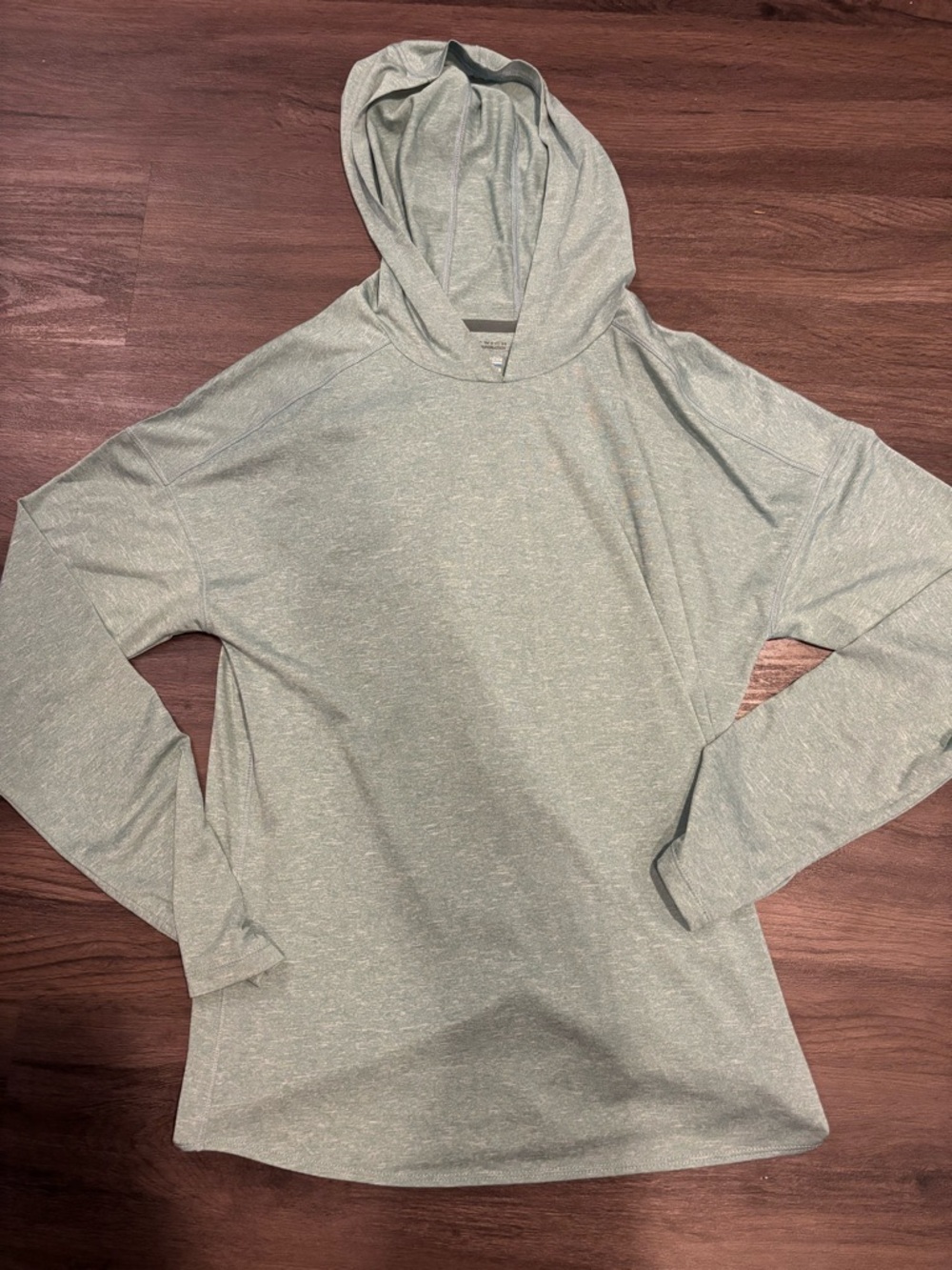 Columbia Light Sage Green Hooded Long Sleeve Pullover